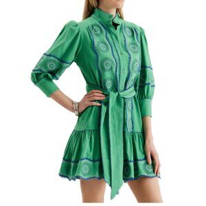 Tyler Boe Christy Embroidered Skimmer Dress Size  - Size XS - New with Tags